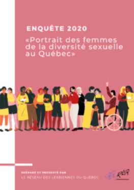 16 femmes et filles illustrées sur fond rose 