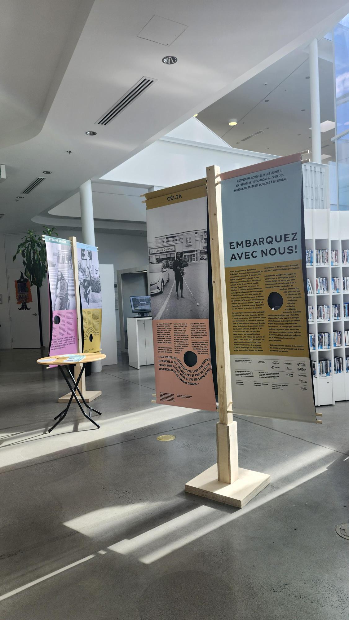 Esposition Embarquez avec nous à la bibliothèque de Pierrefond