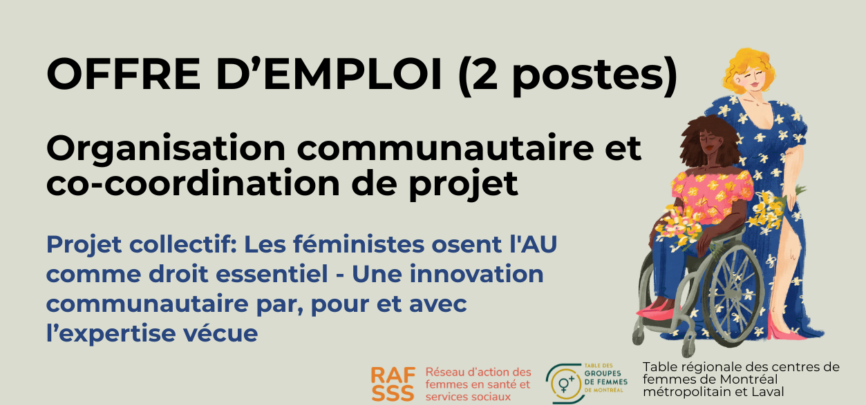 Job opening: Community organization and co-coordination of the universal accessibility project