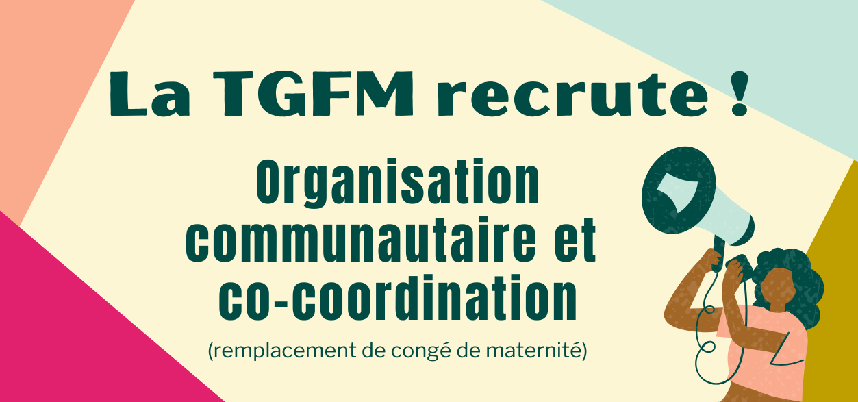 Offre d'emploi : Organisation communautaire et Co-coordination (remplacement de congé de maternité)