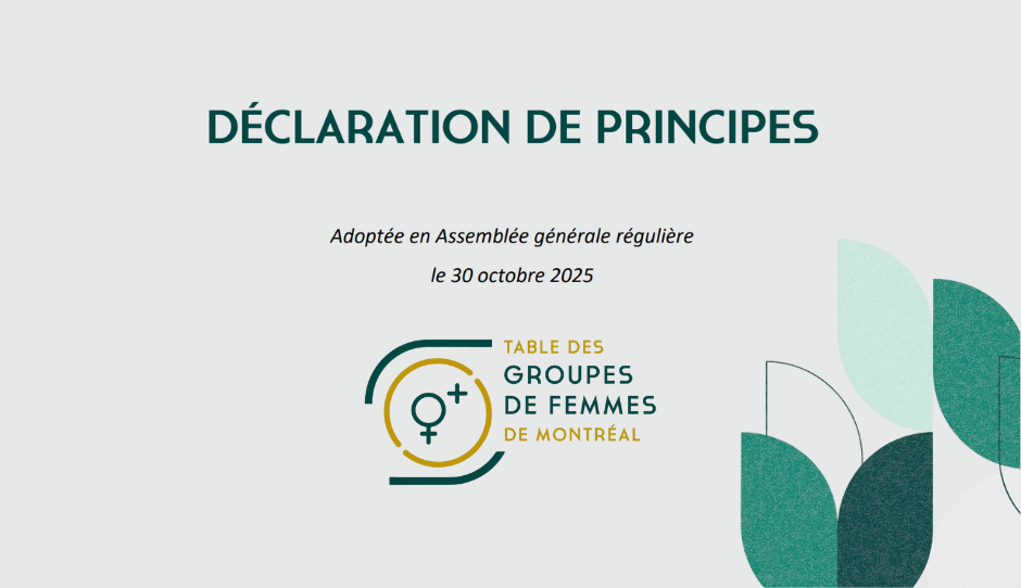 Notre Déclaration de principes